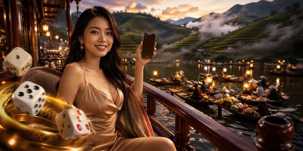 Người chơi tại Sapa thử vận may với tài xỉu xúc xắc trực tuyến trên điện thoại